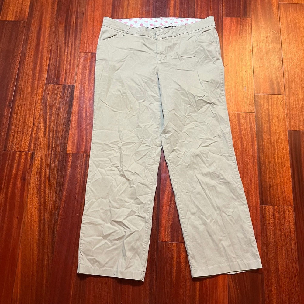 Dickies Relaxed Chino Pants Womens 18 RG (40x30) Straight Tan Workwear FP321DS